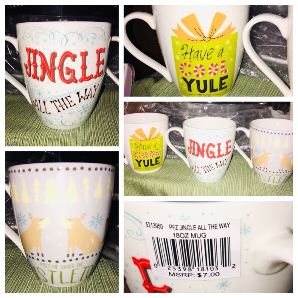 Pfaltzgraff Christmas mugs